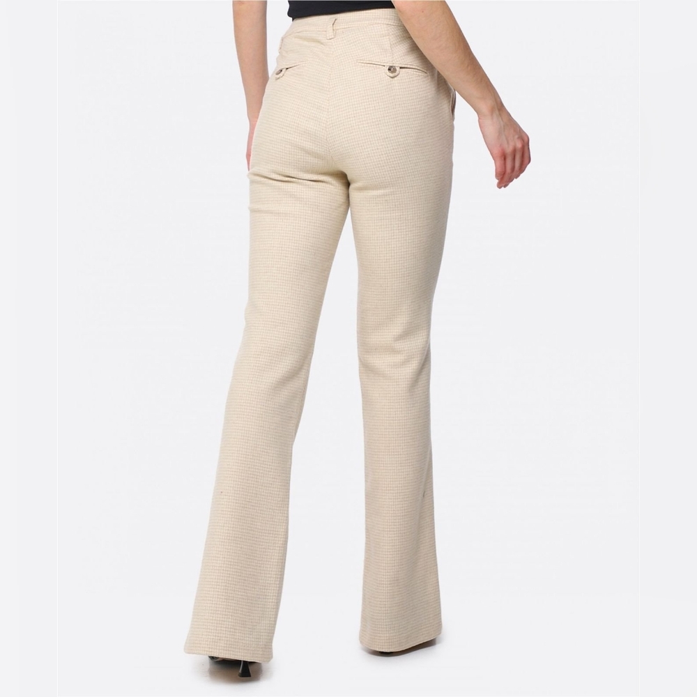 NWT ANINE BING | $310 Houndstooth Virgin Wool Pants - Picture 8 of 9